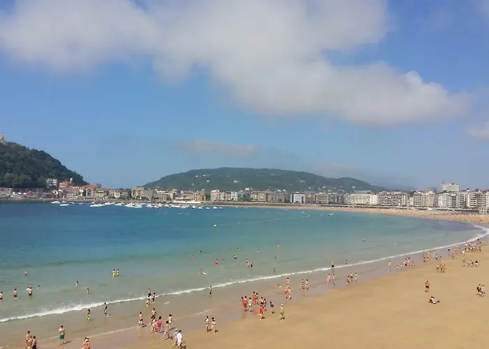 Ondarreta Con Parking Free Y Aire Acondicionado Apartmán *